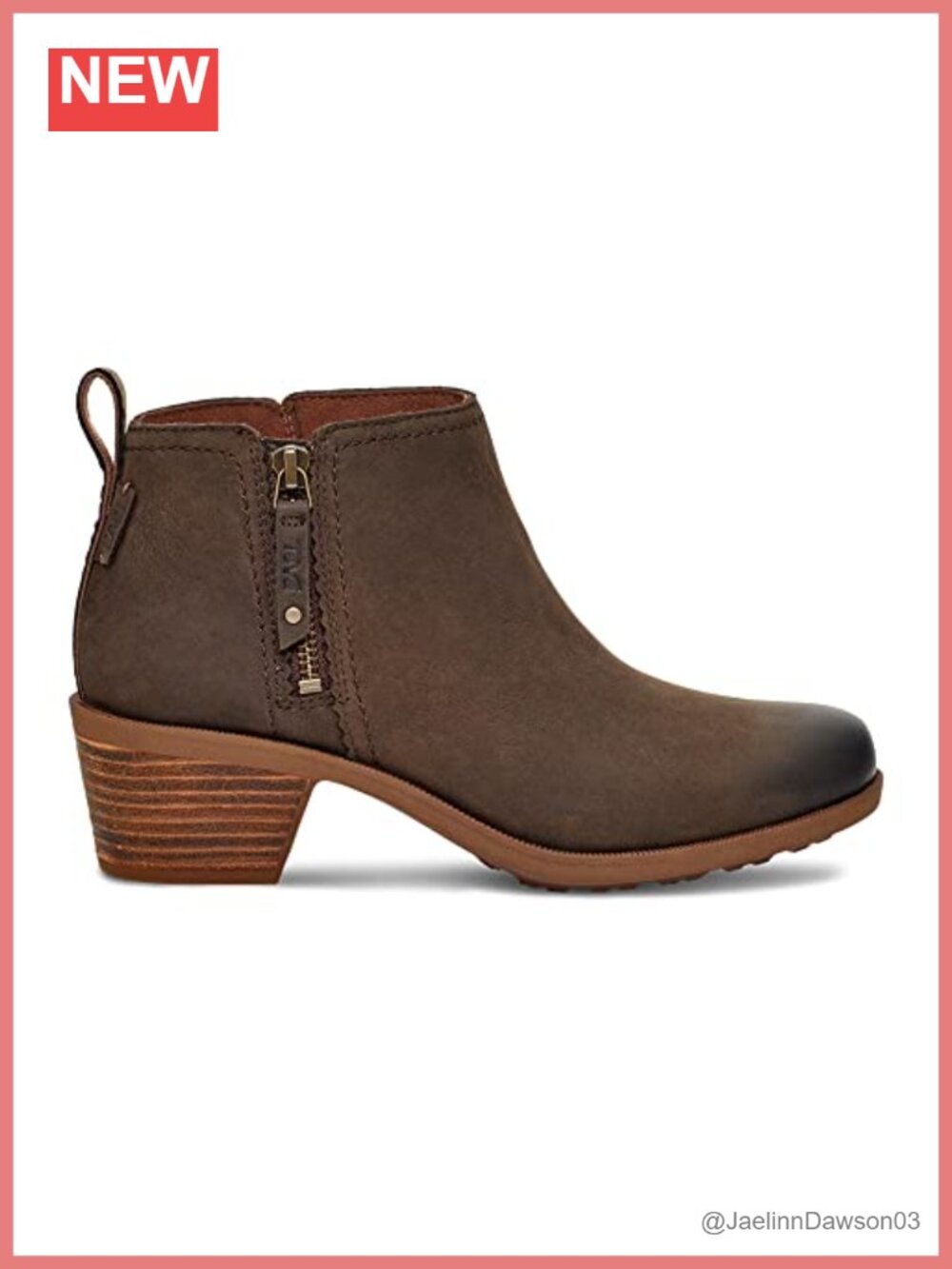 Teva Anaya Pull-On Ankle Bootie with PU Footbed